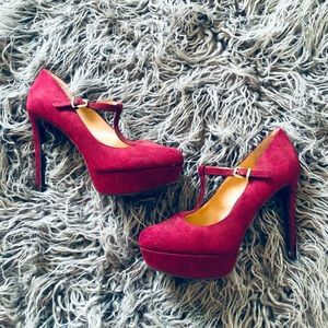 Maroon Gianni Bini heels